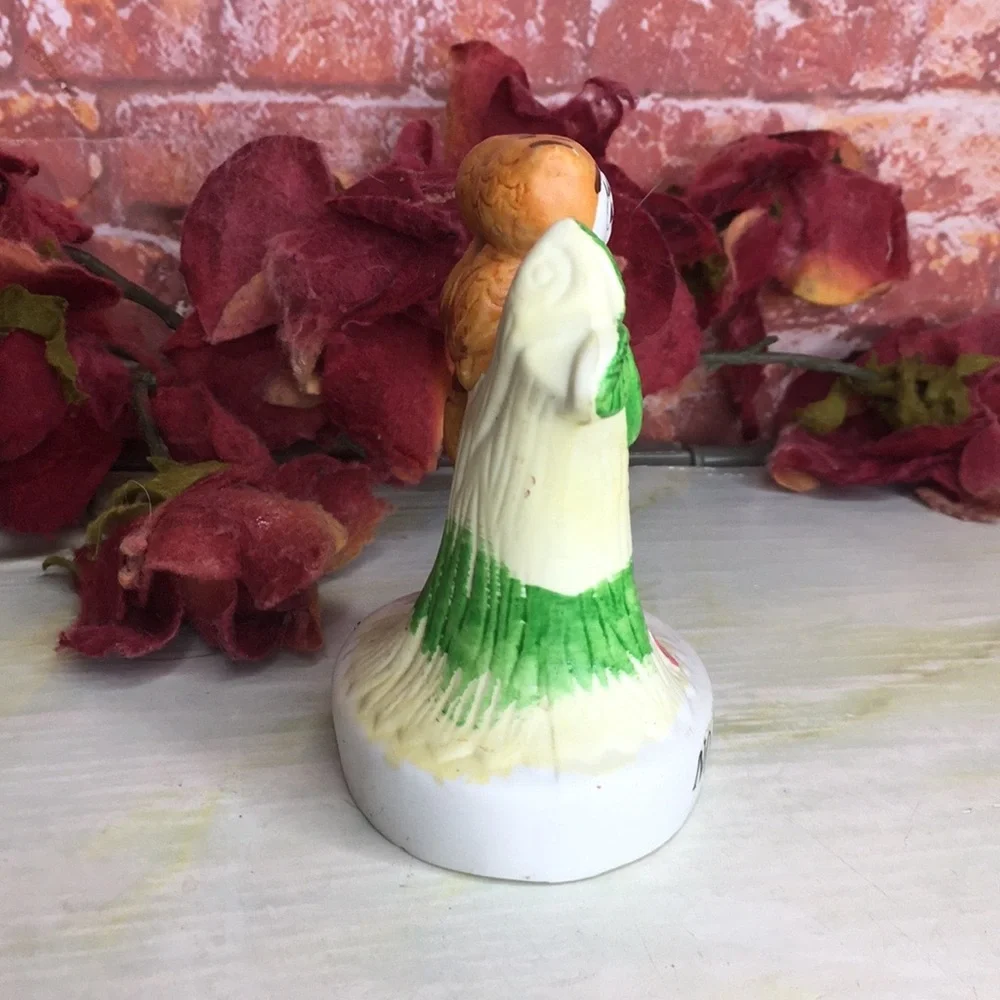 Vintage 70s No Ones Perfect Ceramic Owl Anthropomorphic Ceramic Figurine